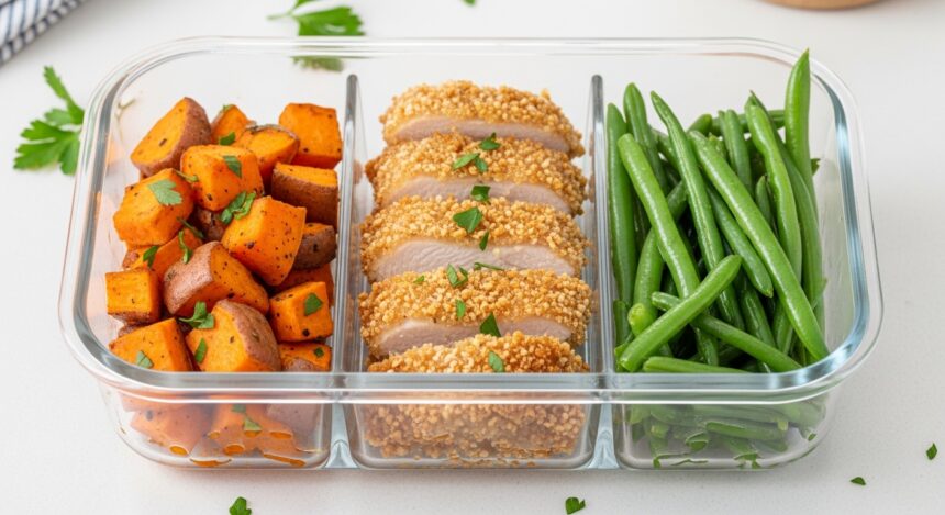 Healthy Breaded Chicken Meal Prep Quick & Delicious